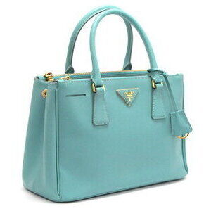 Prada Bag Blue Saffiano Galleria Leather